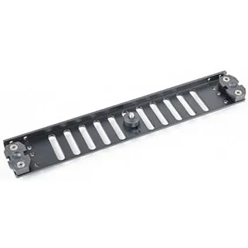 10bar Flat Base 25 Cm With Double T1 And Central Screw Noir
