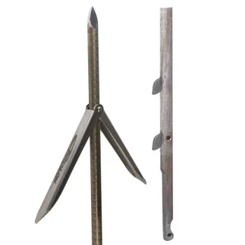Epsealon Sandvik Shark Double Barbs 7.5 Mm Spearshaft Gris 170 cm