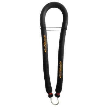 Epsealon Maori 14 Mm Circular Band With Closed Dyneema Wishbone Argenté 71 cm