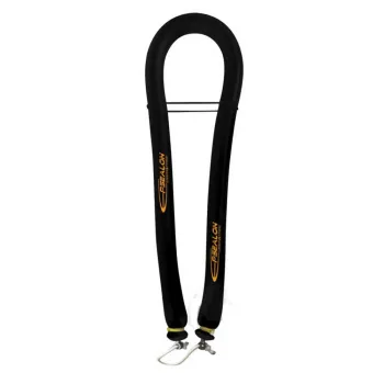 Epsealon Maori 14 Mm Circular Band With Open Dyneema Wishbone Noir 79 cm