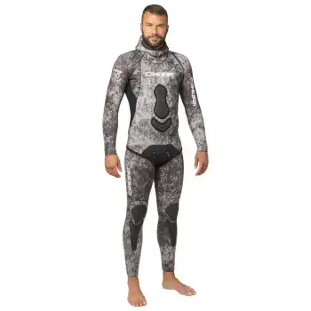 Cressi Apnea Camu 5 Mm Spearfishing Wetsuit Refurbished Gris M Homme
