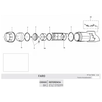 Cressi Faro Parabola Holder Noir