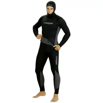 Cressi Fisterra Lc Long John 8 Mm Diving Wetsuit Noir 3XL Homme