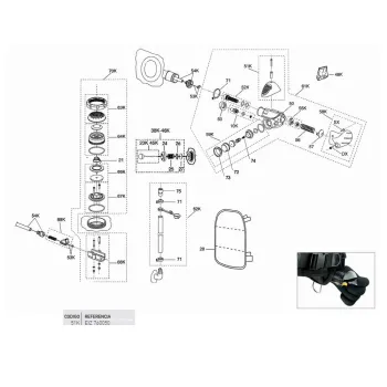 Cressi Flush Button Fcs With Screw Noir