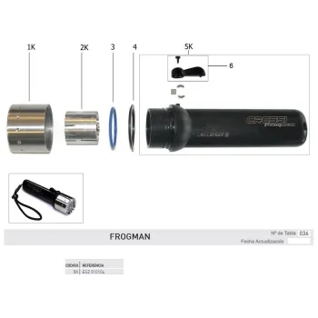 Cressi Frogman Body + Switch Noir