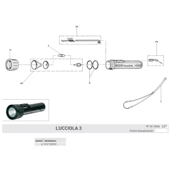 Cressi Lucciola Sealing Rings Noir