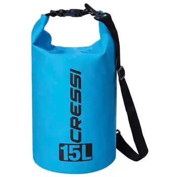 Cressi Pvc 15l Dry Sack Refurbished Bleu