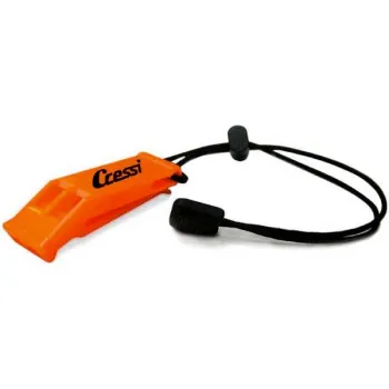 Cressi Whistle Orange,Noir