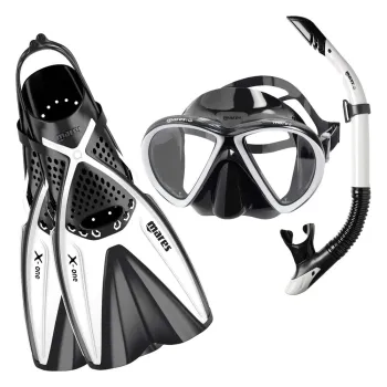 Mares Aquazone Set X One Marea Snorkeling Set Refurbished Blanc,Noir L-XL