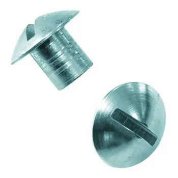 Mares Xr Xr Rounded Dead Bolt Screw 4 Units Argenté 9 mm