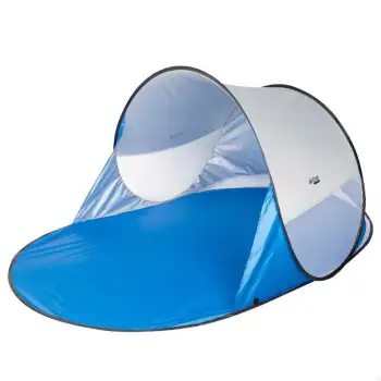 Aktive 62322 Uv50 Pop Up Windbreak And Beach Tent 120x200x90 Cm Bleu 2 Places