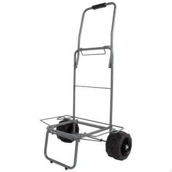 Aktive 62377 Folding Beach Cart With Large Wheels 55x40x100 Cm Gris