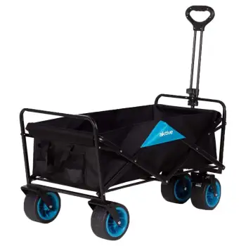 Aktive Carry All Folding Beach Wagon Noir