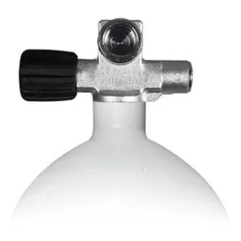 Bts Steel Scuba Tank 12l 230 Bar Long Left Expandable Valve Blanc
