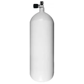 Bts Steel Scuba Tank 12l 300 Bar Long Blanc