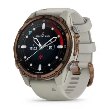 Garmin Ordinateur De Plongée Descent™ Mk3i 43 Mm Titanium PVD / Bronze / Gray Silicone