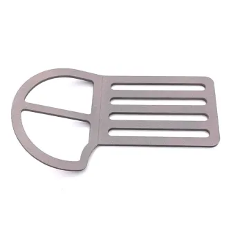 Nammu Tech Butt D-ring Left Titanium Argenté