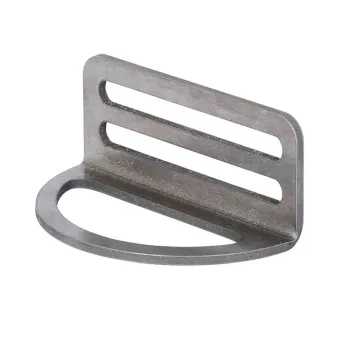 Nammu Tech D-ring Chest Low Profile Titanium Argenté