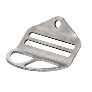 Nammu Tech D-ring Divided Croth Strap Rear And Fixation Wing Titanium Argenté