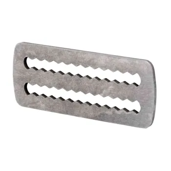 Nammu Tech Fixer Triglide Serrated Titanium Argenté