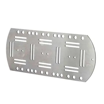 Nammu Tech Plate Back For 3 Weights Titanium Argenté