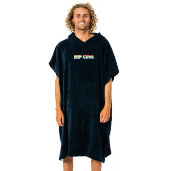 Rip Curl Logo Poncho Bleu