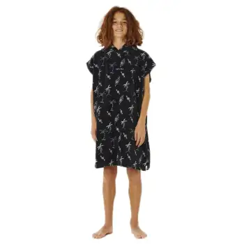 Rip Curl Mixed Poncho Noir 10 Years Enfants