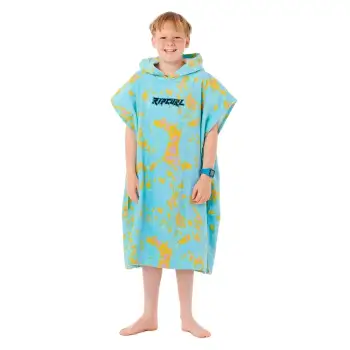 Rip Curl Printed Poncho Bleu L
