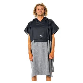 Rip Curl Viral Anti-series Poncho Noir,Gris