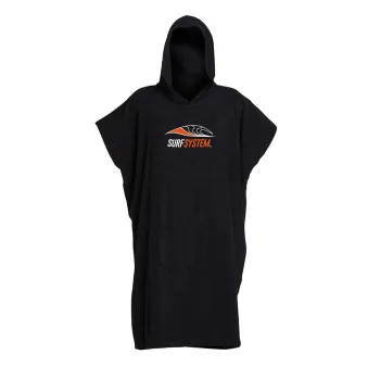Surf System Logo Poncho Noir S
