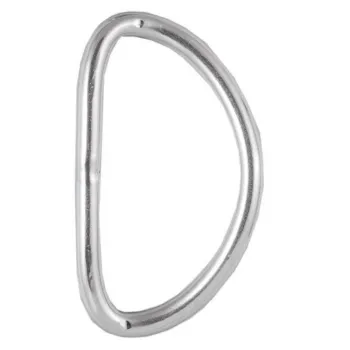Dive Rite Bent Low Profile Steel Inox 5 Cm D-ring 10 Units