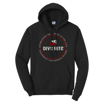 Dive Rite Circle Logo Sweatshirt Noir M Homme