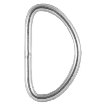 Dive Rite Low Profile Steel Inox 5 Cm D-ring 10 Units