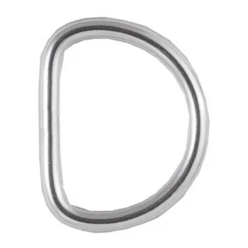Dive Rite Steel Inox 2.5 Cm D-ring 10 Units