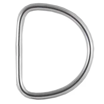 Dive Rite Steel Inox 5 Cm D-ring 10 Units