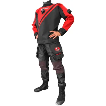 Dive System Drysuits T-pro Bronze Zip Dry Suit Rouge SS