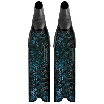 H.dessault By C4 Hd Water Camo Spearfishing Fins Bleu EU 44-45