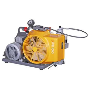 Bauer Pe100 Te 330 Compressor Jaune,Argenté