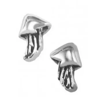 Dive Silver Small Jellyfish Earrings Argenté
