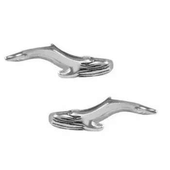 Dive Silver Small Whale Earrings Argenté