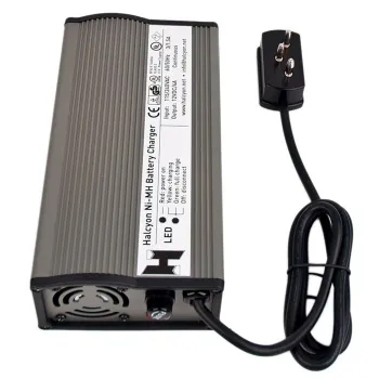 Halcyon 13 Volt 4 Amp Nimh Charger 115v/230v Input Explorer/eos Led 135 Charger Argenté