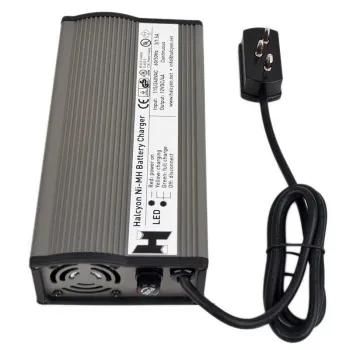 Halcyon 25 Volt 4 Amp Nimh Charger 115v/230v Input Apollo Hmi Charger Argenté