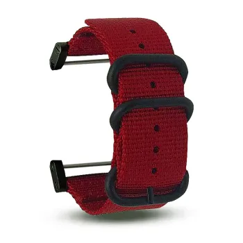 North Edge Nylon Apache Silicone Watch Strap Rouge