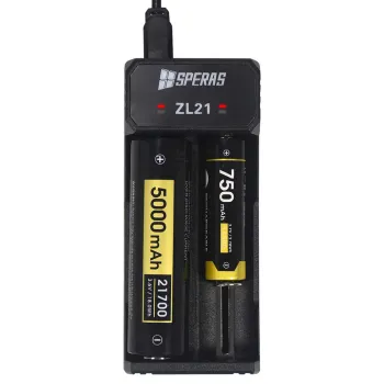 Speras 2 Slot Type C With Led Screen Charger Noir