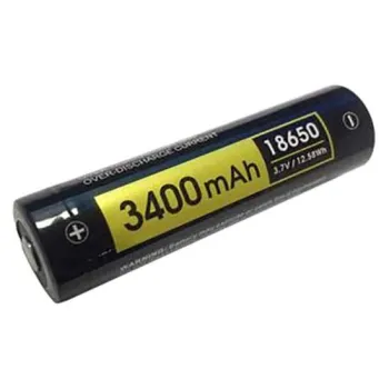Speras 3400mah 18650 Lithium Lithium Battery Doré