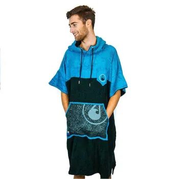 Wave Hawaii Bamboo Uno Changing Robe Bleu L