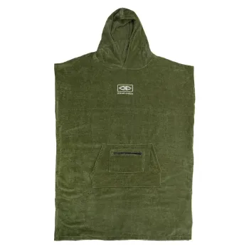 Ocean & Earth Corp Hooded Poncho Vert