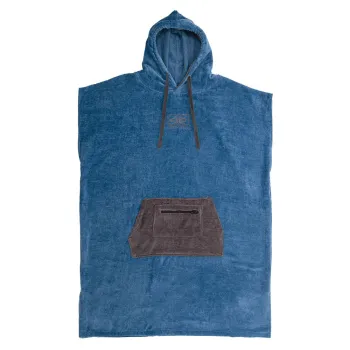 Ocean & Earth Daybreak Hooded Poncho Bleu