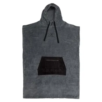 Ocean & Earth Daybreak Hooded Poncho Gris