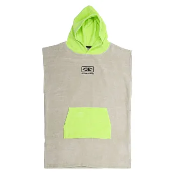 Ocean & Earth Hooded Youth Poncho Vert
